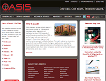 Tablet Screenshot of oasisalignment.com